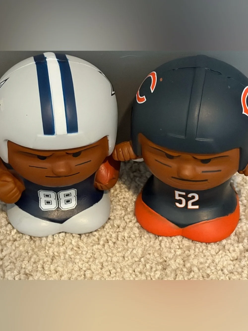 NFL SqueezyMates Jumbo Slo-Foam Squishy Players Bundle of 4 Collectible